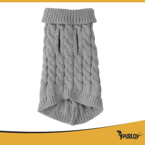 Vêtements pour chien/chat taille M gris Purlov 26217