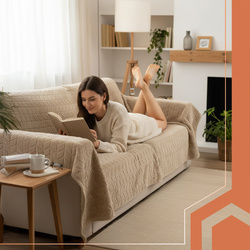 Tapis chauffant électrique 180x130cm beige Ruhhy 26224