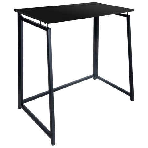 Bureau pliant en bois noir Ruhhy 26117