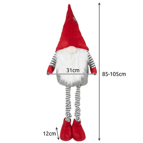 Lutin de Noël - télescopique 90cm Ruhhy 22275