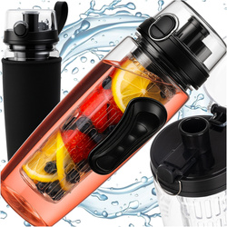 Water bottle with container 1L Trizand 25815