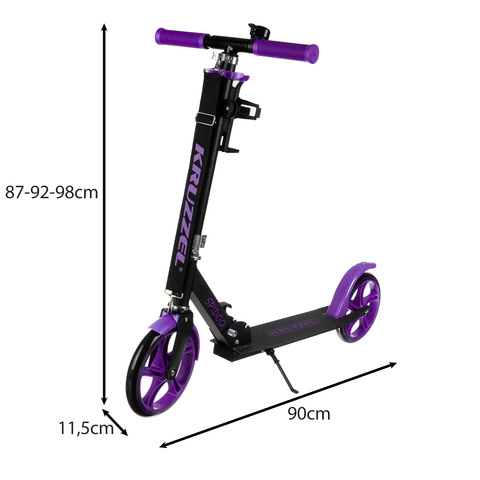 Spidoo paspirtukas violetinis Kruzzel 25630