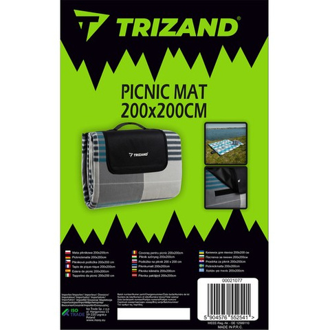 Stranddecke mit Isolierung 200x200cm Trizand 21077