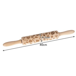 Rolling pin - Christmas patterns Ruhhy 22039