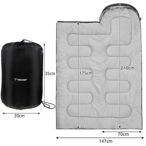 2in1 Trizand 21084 Touristenschlafsack