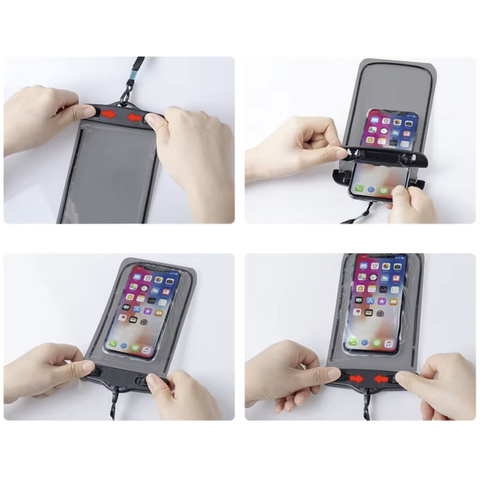 Waterproof Phone Case - Black 23414