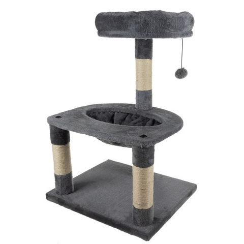 Cat tree 71cm gray Purlov 21711