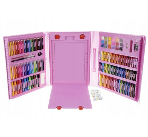 Set de peinture 208 pièces dans une valise