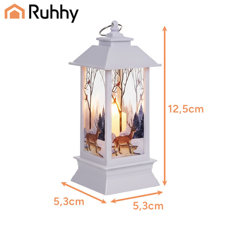 White LED Christmas Lantern Ruhhy 26753