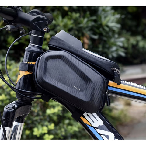Trizand 25378 Fahrradtasche mit Handyhülle