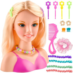 Styling head with accessories 23437