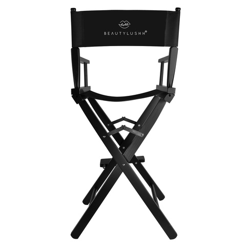 Chaise de maquillage en aluminium avec appui-tête