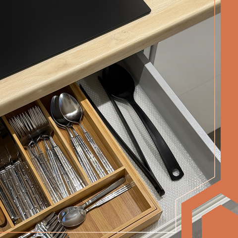 Tapis antidérapant blanc 500x50 Ruhhy 24897