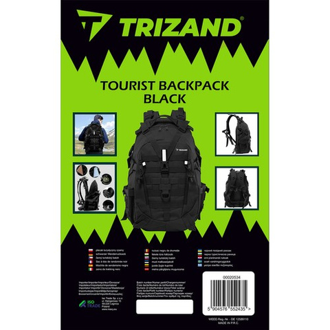 „Trizand 20534“ juoda karinė/žygio kuprinė