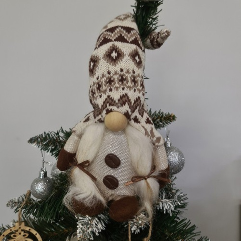 Standing gnome gray - LED light 23754