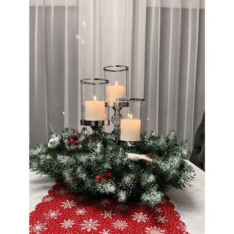 Verschneiter Weihnachtskranz Ruhhy 22302