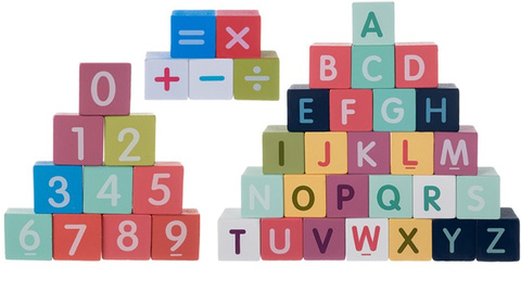 Holzklötze - Stadt 100 Stk. Kruzzel 19159