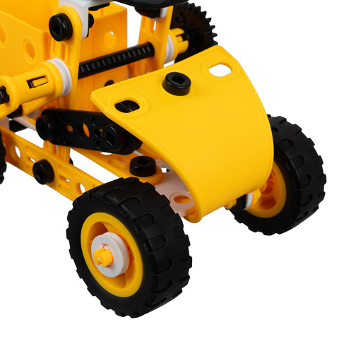 Construction blocks - vehicles 100 pieces ISO TRADE