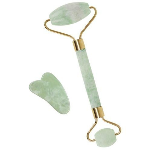 Jadeite facial massager