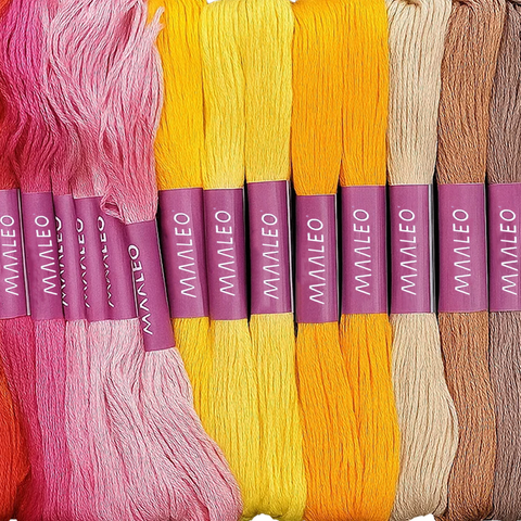 Floss - embroidery kit 100 colors 25724