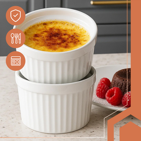 Ramekin - orkaitėje kepamas indas, 6 vnt. Ruhhy 25705