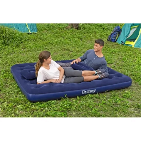 Matelas double avec pompe - BESTWAY 67374