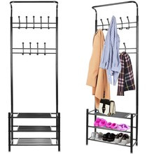 Clothes hanger - stand with shoe shelf 15744