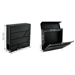 Boîte aux lettres S6238 - anthracite