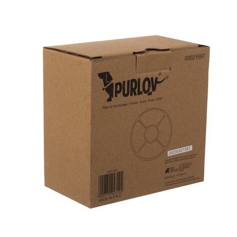 Fountain/water fountain filter - 6 pcs. Purlov 21597