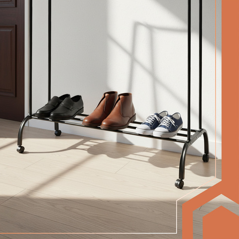 Ruhhy 27084 clothes hanger on wheels