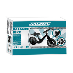 Balance bike black Kruzzel 25767