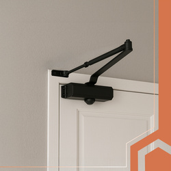 Door closer black 40-60kg Ruhhy 26782