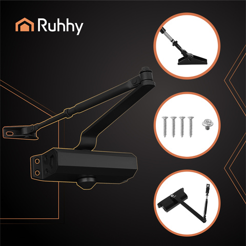 Türschließer schwarz 40-60kg Ruhhy 26782