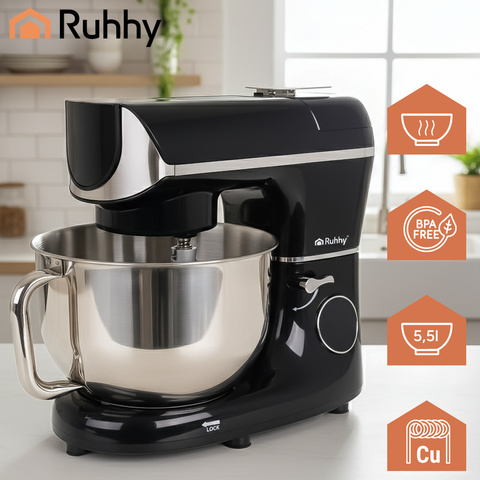 Robot de cuisine Ruhhy 25729 avec bol chauffant et balance