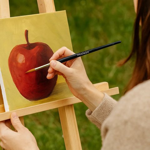 Pinsel 11 Stück mit Ständer Maaleo 26118