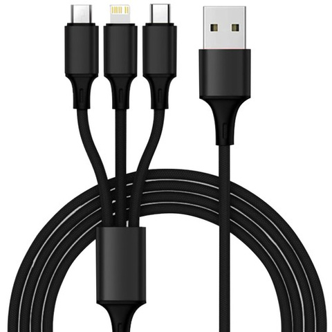 4x USB-Autoladegerät + Xtrobb 19907-Kabel