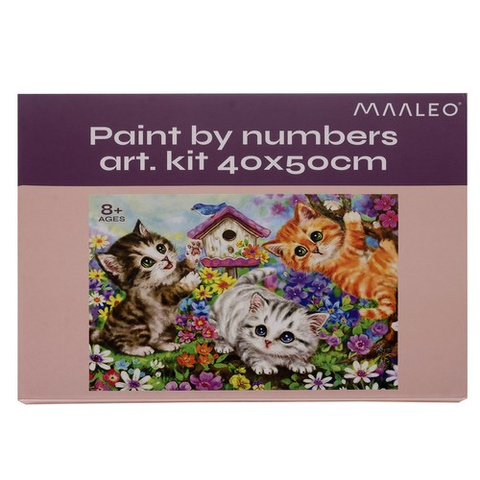 Painting by numbers 40x50cm - cats Maaleo 22781