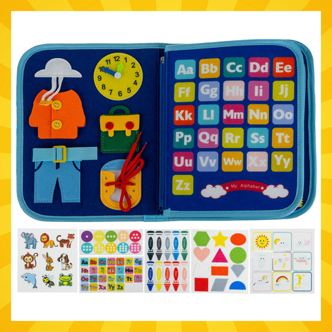 Manipulatives Buch - blau Kruzzel 26881