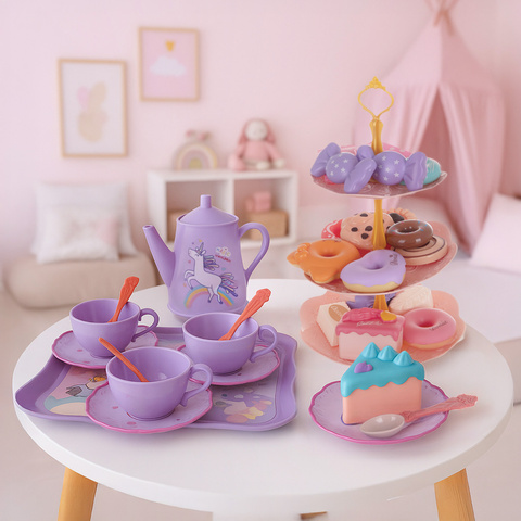 Children's tea set in a suitcase 26368