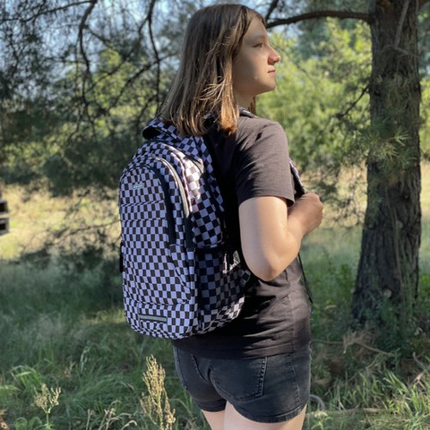 Backpack 22L - checkerboard Kruzzel 24530