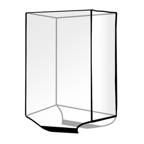 Trizand 23922 transparente Kofferhülle