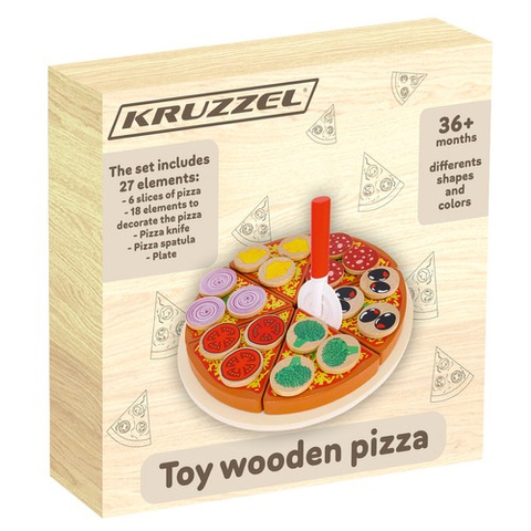 Pizza en bois - set 22471