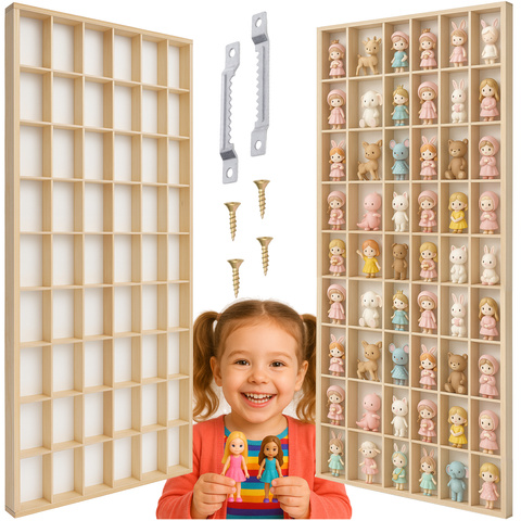 Étagère en bois pour poupées Kruzzel 26969