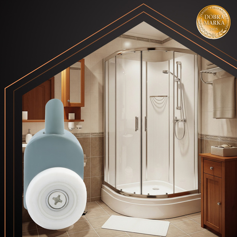 Shower cabin wheel - set of 8