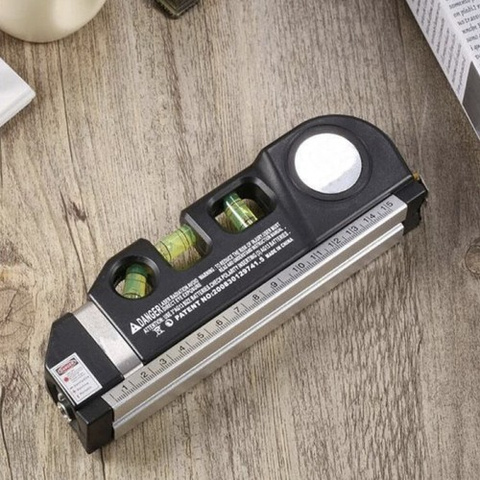 Laser-Wasserwaage mit Maß 250 cm Bigstren 21747