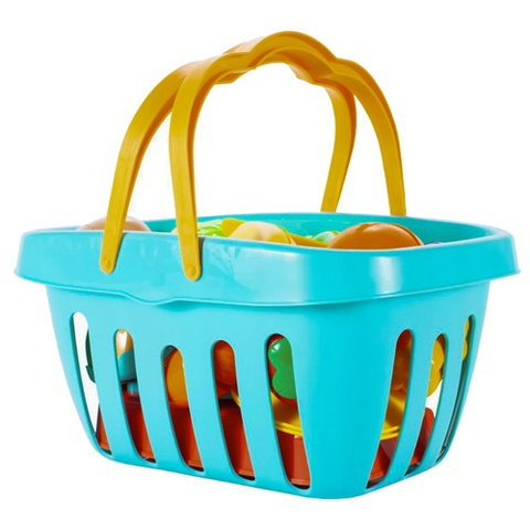 Vegetables and fruits for cutting with basket 22877