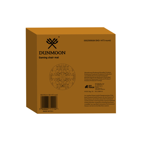 Игровой коврик под стул круглый Dunmoon 25956