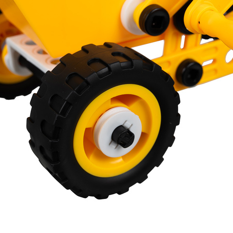 Construction blocks - vehicles 100 pieces ISO TRADE