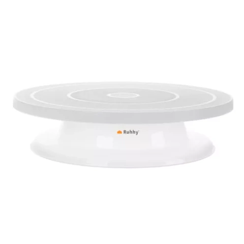 Rotating cake stand + 3 spatulas for decorating cakes