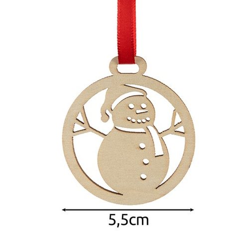 Wooden baubles - 36pcs Ruhhy 24855